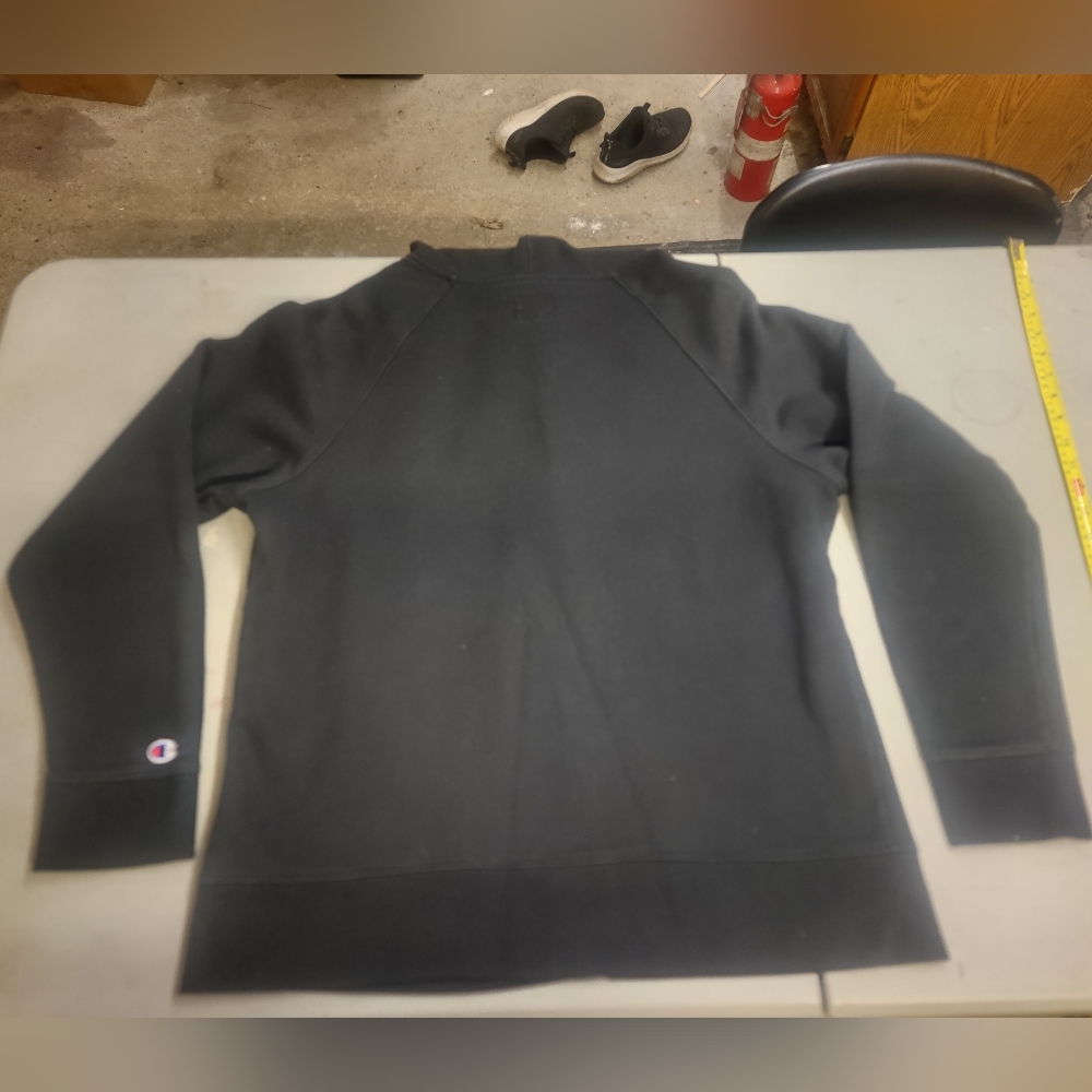 Champion Full Zip Hoodie - Black - Mens Large - Picture 4 of 7